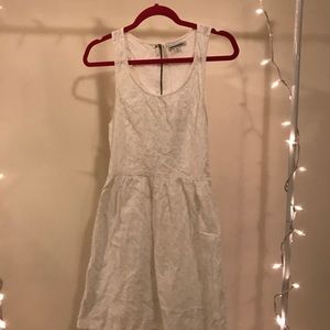 american eagle white eyelet dress